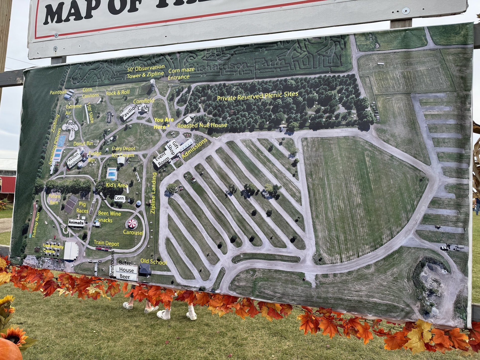 Richardson's Farm map for the 100 Year Anniversary event